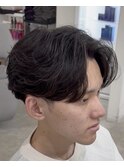 桑名メンズパーマニュアンスパーマフェザーパーマセンターパート