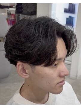 ベル 桑名(BHEL) 桑名メンズパーマニュアンスパーマフェザーパーマセンターパート