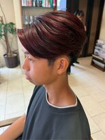 ヘアリゾート粋 ティガ 池袋店(tiga)&nbsp;メンズカット/センターパート/メンズカラーブラウン