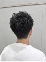 MEN'S soleil 大宮さいたま新都心【メンズソレイユ】MEN'Sパーマ/MEN'Sカット/メンズ&nbsp;ニュアンスウルフ スペインカール さいたま新都心