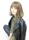 ゆるふわ切りっぱなしボブ