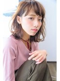 【novem】 イルミナカラー×無造作カールボブディ20代/30代/40代