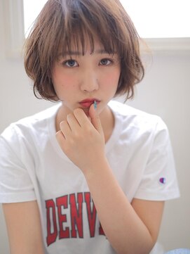 アグ ヘアー メル 枚方牧野店(Agu hair mel) 色気と可愛さが共存☆ゆるくしゃショート