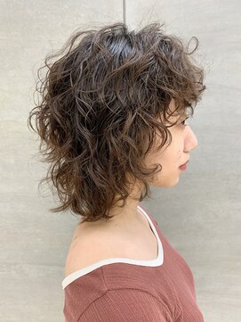 テトヘアー(teto hair) short［ウルフ・パーマ・ショート・ミディアム・ランダム］