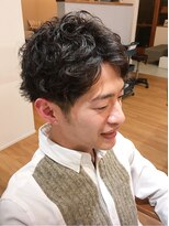 ニコットヘア(nicotto hair)&nbsp;ツーブロックパーマ★コンマヘア