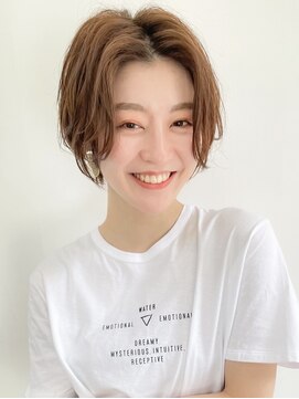 ロンド 銀座(Lond) 【銀座◇成田】くせ毛カバーアースカラー似合わせカットショート