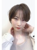【F-collection】ストレートショート*チョコレートプリカール