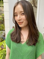 ノンダメージ水素カラーグレージュアッシュネイビーグレー表参道