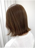 ボブ 似合わせカット イメチェン レッドブラウンフルバング