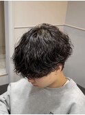 新潟メンズパーマ　新潟波巻き　新潟波巻きパーマ