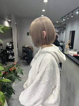 ▼ミルクティーベージュ▼ブリーチ2、3回