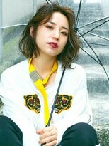 エムスラッシュ 横浜元町店(M.SLASH)&nbsp;■センターパート/くせ毛風/ミディアムボブ/小顔ボブ元町11-4★