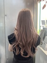シェリ ヘアデザイン(CHERIE hair design)&nbsp;福岡 ブリーチ ベージュ グレージュ ダブルカラー ハイライト