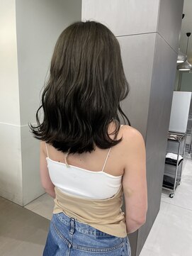 ローレンアオ(LOREN AO) ミルクティベージュオリーブダブルカラーラベンダー