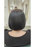 王道ボブで叶える上質な雰囲気と質感