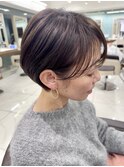 くせ毛さんでもおさまる耳掛けショートボブ
