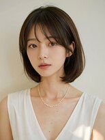 アンドヘアサロン(AND hair salon)&nbsp;丸みボブ/暗めカラー/ココアグレージュ/ダークアッシュ