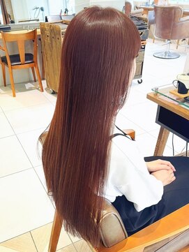 バブ バイネオリーブ(Bab by neolive) ロング/髪質改善/似合わせカット/アプリコット/ハイライト