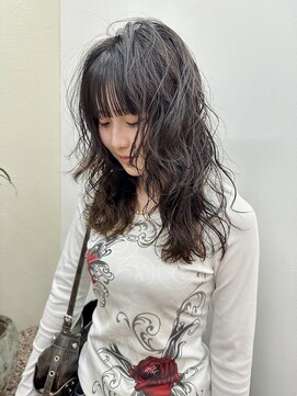 パークレーン アイス イヴェン(park lane ICI yeven) 20代30代40代パーマミディアムロングレイヤーカットブリーチなし