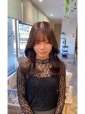 韓国レイヤー韓国ヘアヨシンモリワンホンレイヤー