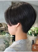ベリーショート大人可愛い30代40代50代小顔ハンサムショート