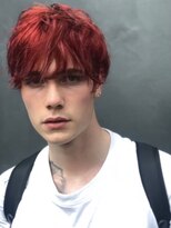 ギークス(GEEKS)&nbsp;【GEEKS渋谷】ダークレッド/秋カラー/メンズハイトーン/マッシュ