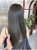 オリーブブラウン / 髪質改善カラーでツヤ叶える