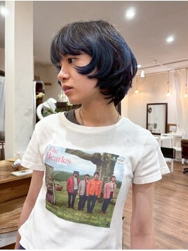 ムク(Muku) ハイトーンカラー×ショートボブ