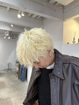 マニア(mania.)&nbsp;抜きっぱなしブロンドスパイキーショートメンズハイトーン