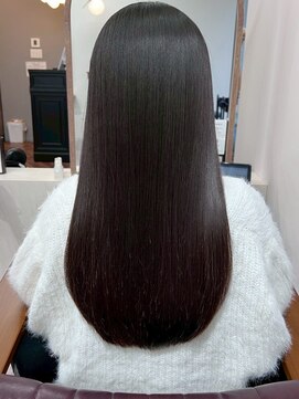 ベリテ 津田沼駅前店(verite) 黒髪カタログ/クラゲヘアー/オリーブグレー/津田沼駅前