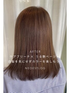 ネオエストログ(NeoestLog) ワンブリーチで作るうる艶ベージュ