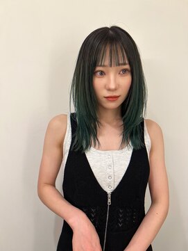 シーン(SCENE) [天神今泉/クラゲヘアー/小顔に見せるヘア/ココアベージュ]