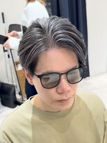 バース 梅田中崎町店(BIRTH)&nbsp;50代40代白髪ぼかしシルバーメッシュバレイヤージュ