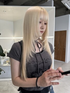 ワンカラー/ブリーチカラー/髪質改善/ハイトーンカラー