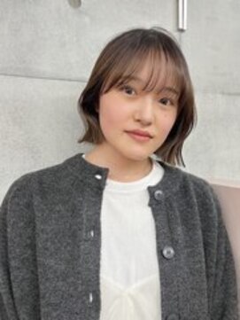 ココ 西葛西南口店(COコ) ボブレイヤー小顔顔まわりブリーチカラーアッシュ西葛西