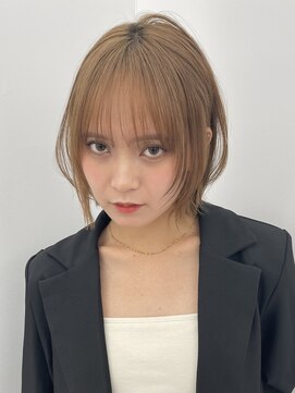 サンドイエナ 横浜店(sand yena) くびレイヤーボブルフネビージュ小顔ワンレンこなれミディ