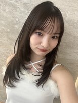 ロンドガーネット 池袋(Lond garnet)&nbsp;暗めカラー/韓国風巻き/レイヤーカット/髪質改善