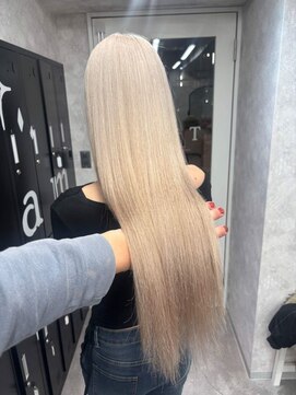 ティアム 渋谷店(Tiam shibuya) 伸ばしかけヘア/小顔ヘア/ブリーチなしカラー/髪質改善