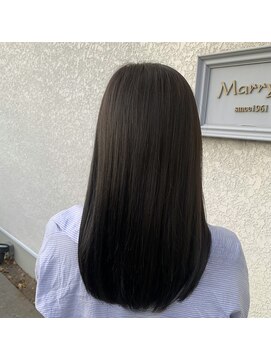 ヘアアンドフェイス マリィファースト(Hair&Face Marry First) ダークトーン　オリーブグレージュ　暗髪