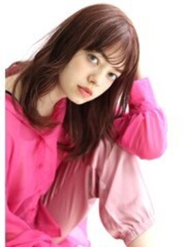 シロフイケブクロ(shirof ikebukuro) くびれヘア巻き髪風パーマ×ラベンダーピンク20代30代40代