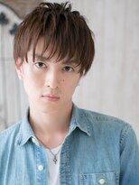 モッズヘアメン 名護大東店(mod's hair men) 20代30代爽やか学生ダークブラウン束感メンズカットl名護大東