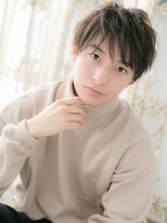 大波純一美容室パーティハン&nbsp;爽やか学生ダークアッシュスイングショートa小山10代20代30代