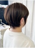 福山美容室Caary20代30代40代ナチュラルショート☆