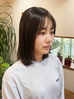 ラポール(Rapport) 大人可愛い透明感あるミディアムスタイル