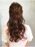 #結婚式ヘア#フラワーモチーフ