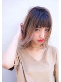 Aimee 外国人風グラデーショングレージュ