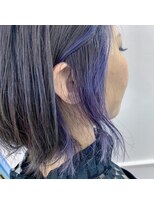 テクライズ 豊橋店(TECHRISE)&nbsp;サファイアブルー×インナーカラー