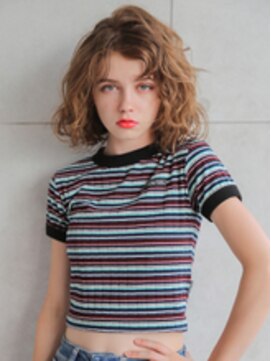 シードラックスビーバイシュシュ(SEED LUXBE by chouchou) ほつれウエーブセミディ【LUXBE】