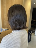 トリート 船堀店(TREAT)&nbsp;切りっぱなしボブ×地毛風カラー