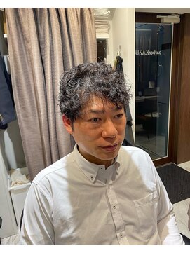 バーバーカズ(barberKAZU) ツイストスパイラル×ショートマッシュ